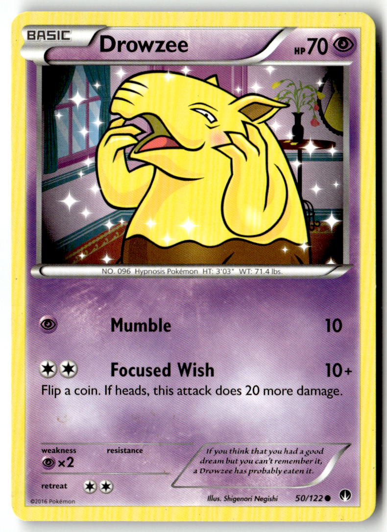 Front of Drowzee 50/122 from XY - BREAKpoint