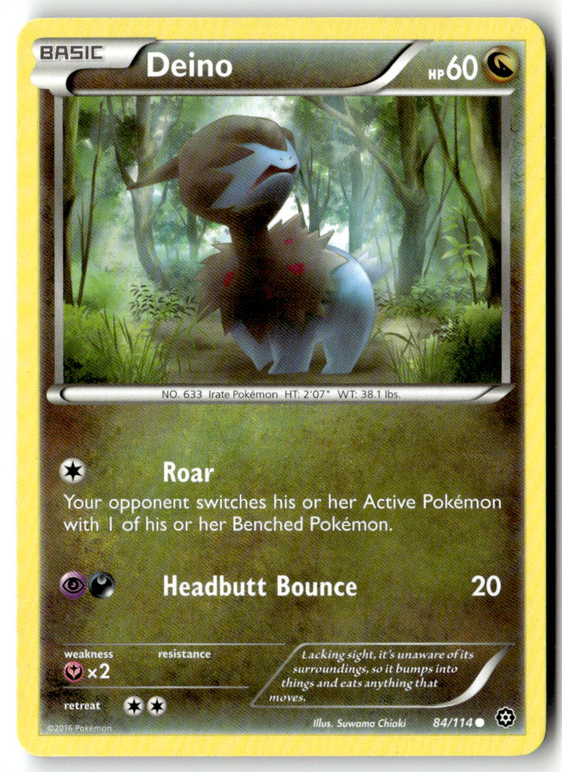 Front of Deino 84/114 from XY - Steam Siege
