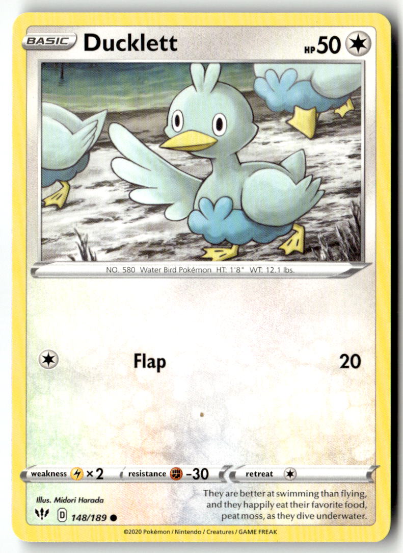Front of Ducklett 148/189 from Darkness Ablaze