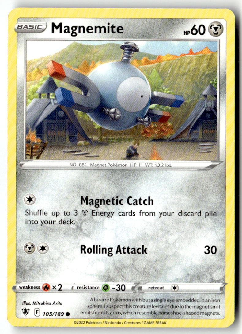 Front of Magnemite 105/189 from Astral Radiance