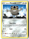 Front of Galarian Meowth 127/202 from Sword & Shield Base Set