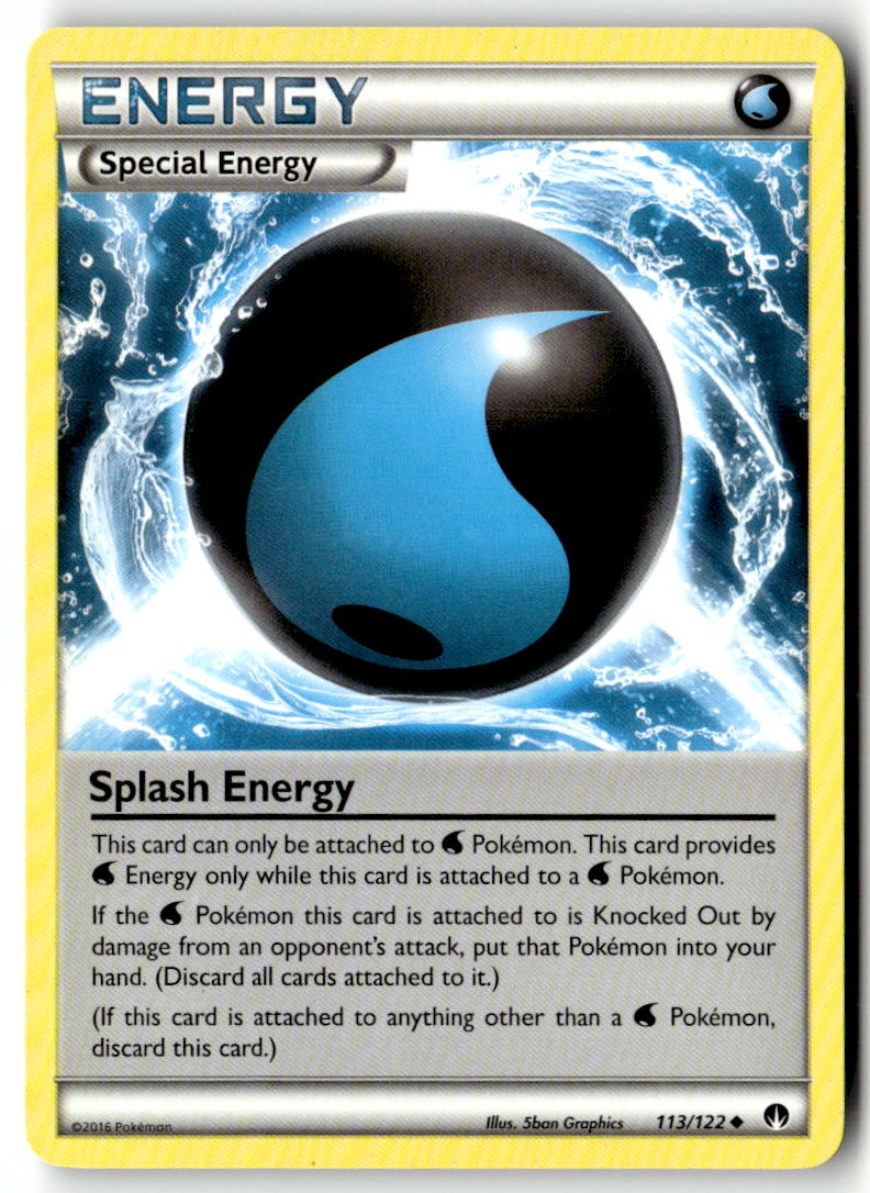 Front of Splash Energy 113/122 from XY - BREAKpoint