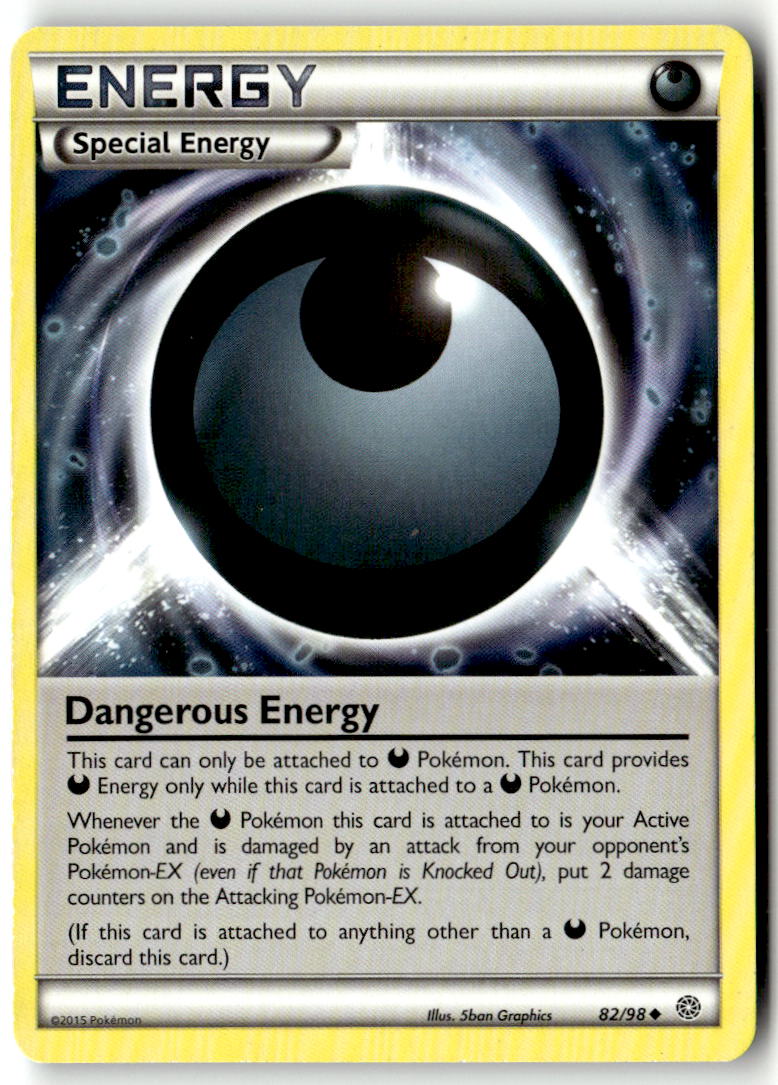 Front of Dangerous Energy 82/98 from XY - Ancient Origins