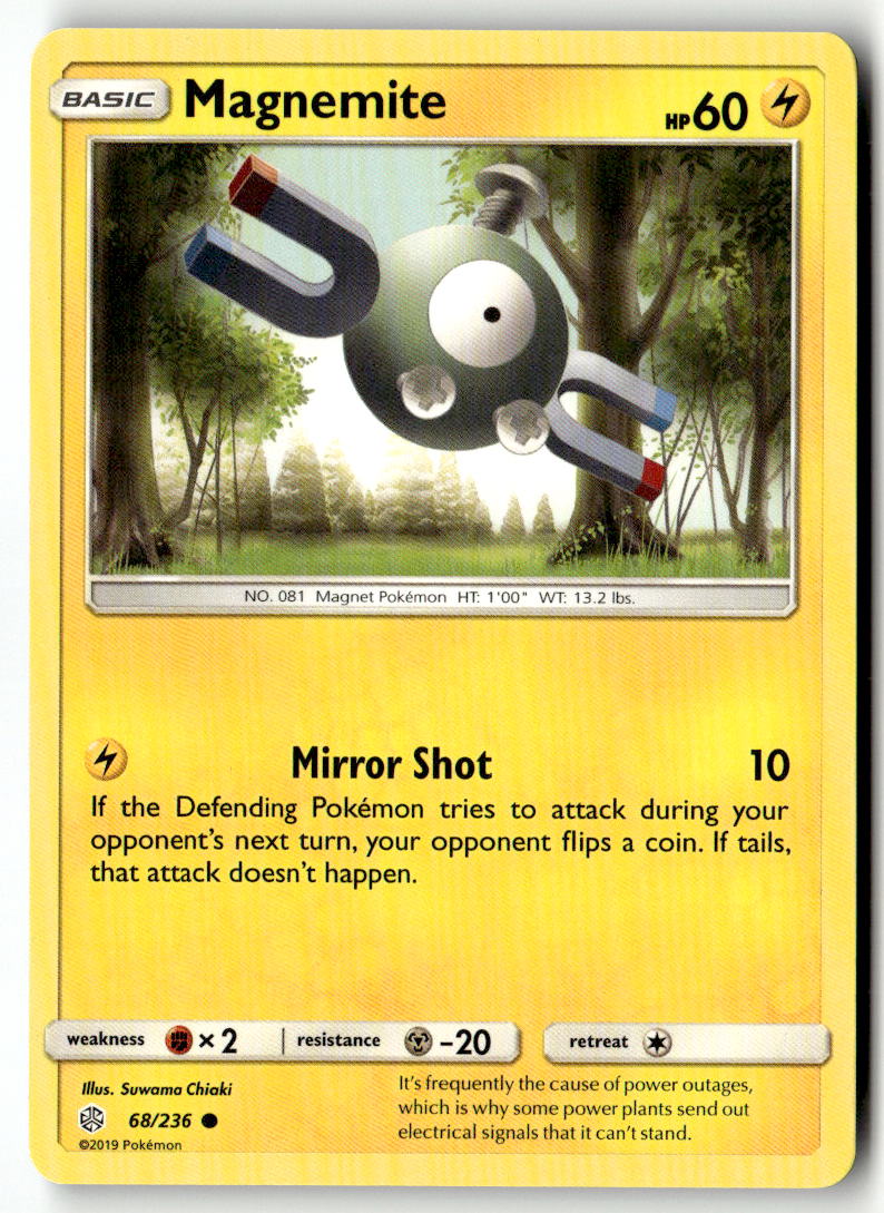 Front of Magnemite 68/236 from SM - Cosmic Eclipse
