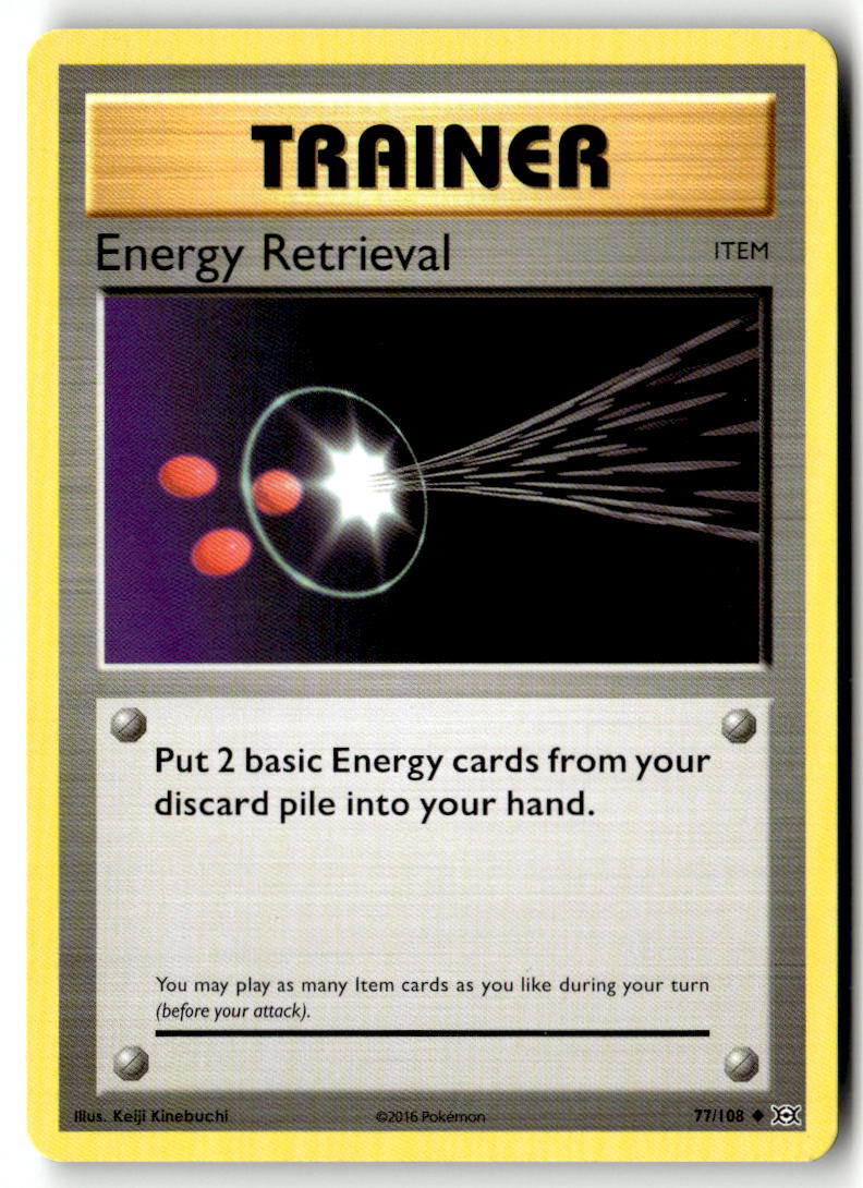 Front of Energy Retrieval 77/108 from XY - Evolutions