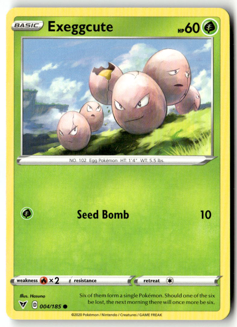 Front of Exeggcute 004/185 from Vivid Voltage
