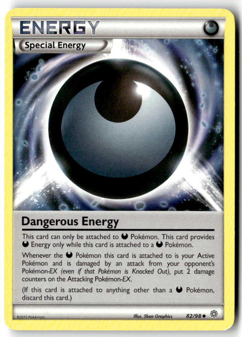 Front of Dangerous Energy 82/98 from XY - Ancient Origins