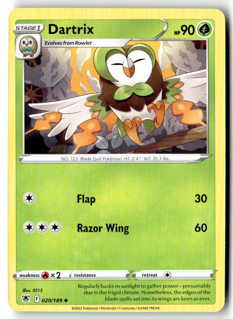 Front of Dartrix 020/189 from Astral Radiance
