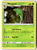 Front of Metapod 2/149 from SM Base Set