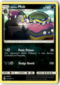 Front of Alolan Muk 131/236 from SM - Cosmic Eclipse