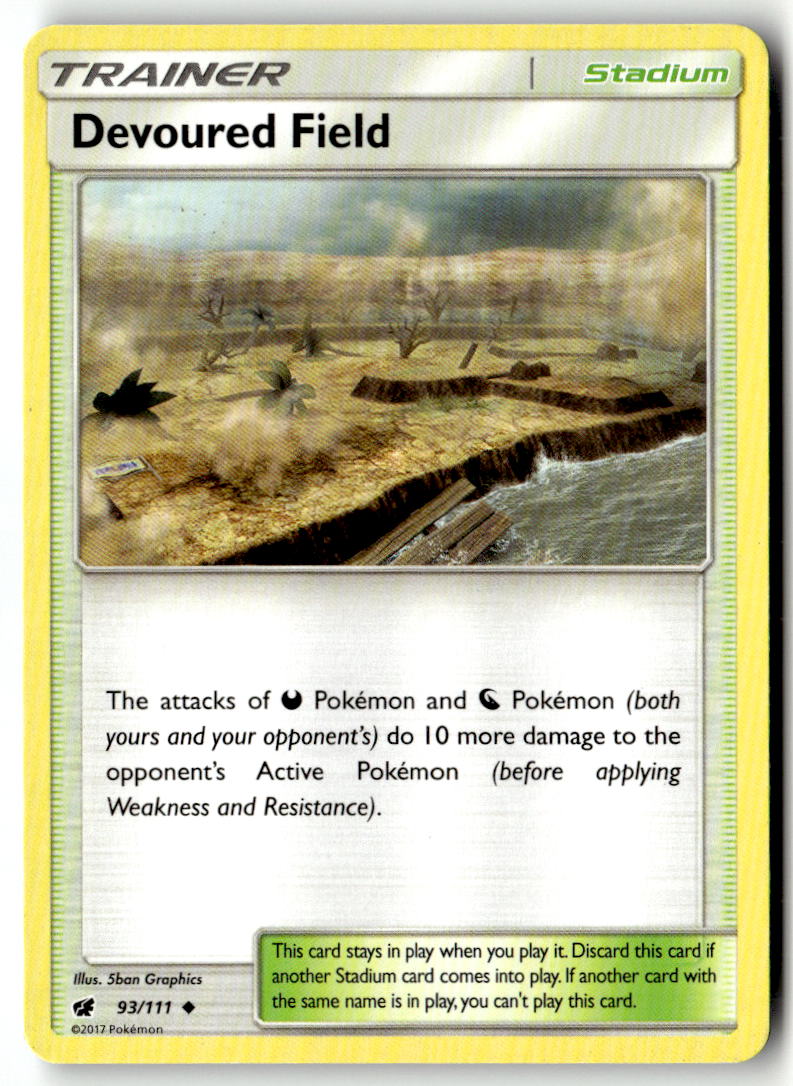 Front of Devoured Field 93/111 from SM - Crimson Invasion