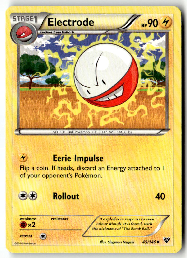 Front of Electrode 45/146 from XY Base Set
