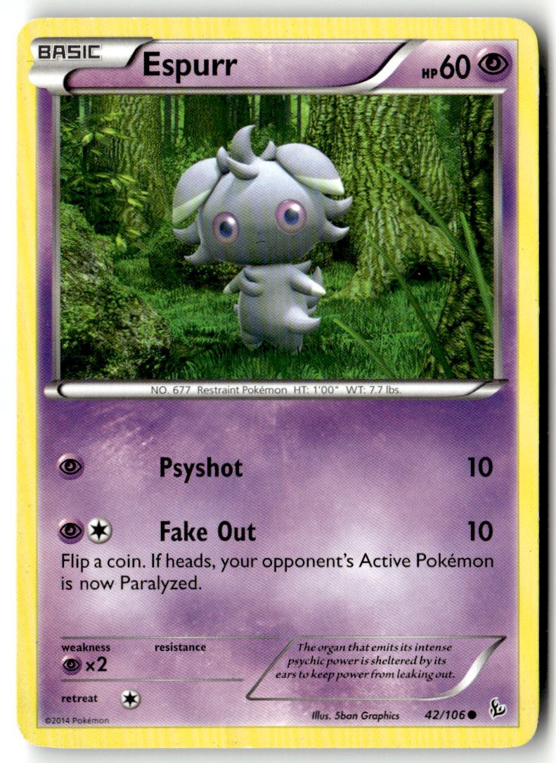 Front of Espurr 42/106 from XY - Flashfire