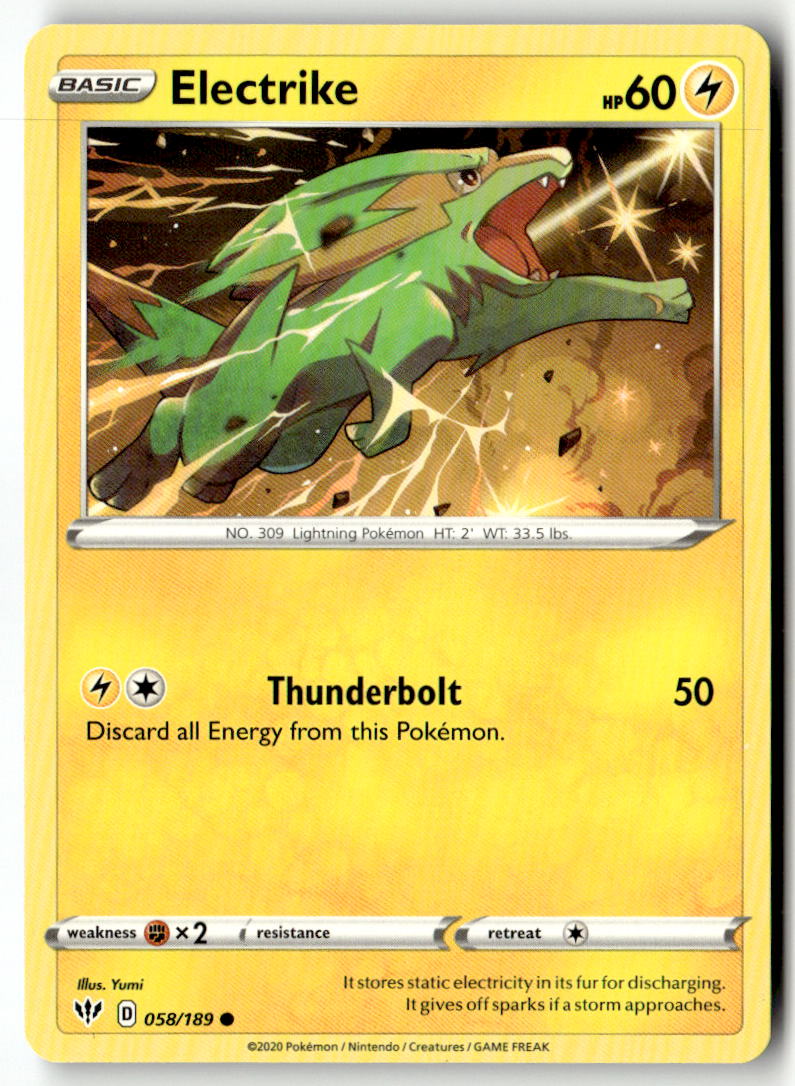 Front of Electrike 058/189 from Darkness Ablaze