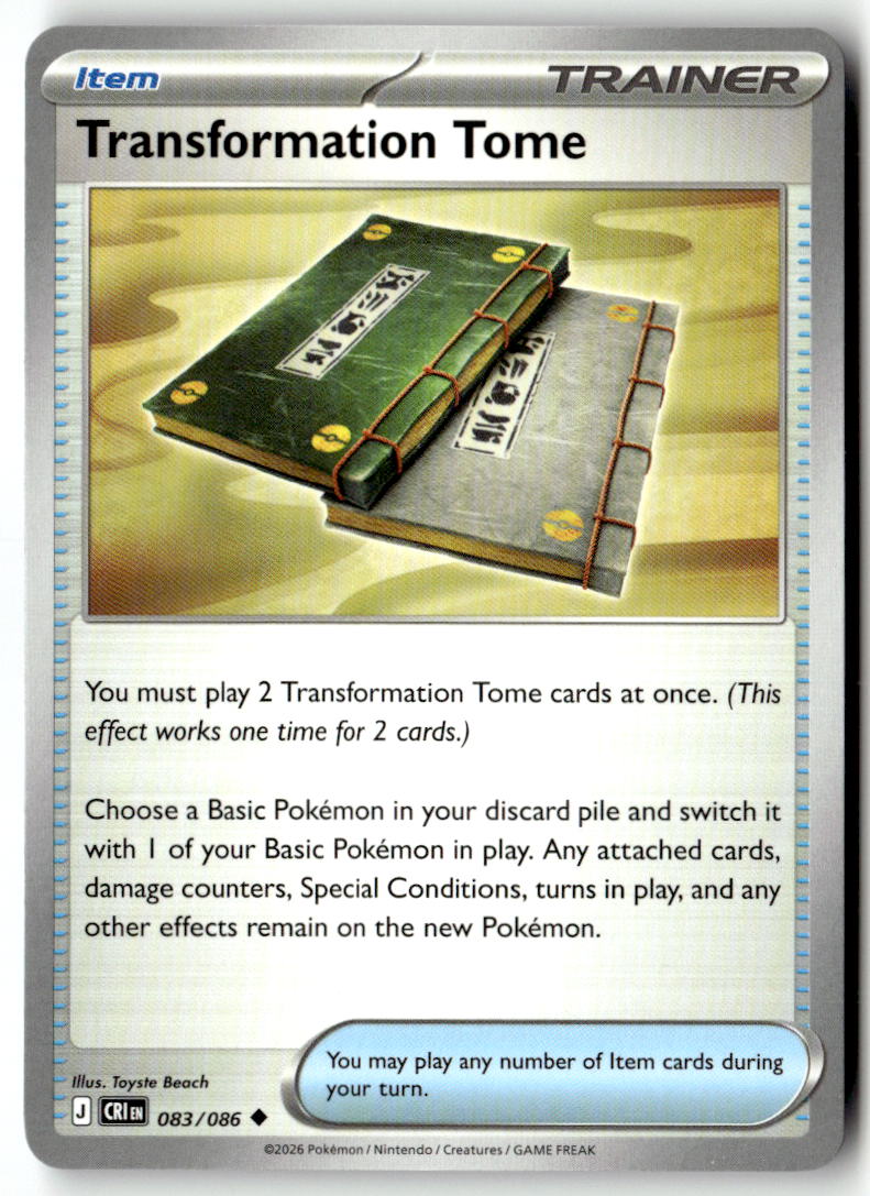 Front of Transformation Tome 083/086 from Chaos Rising