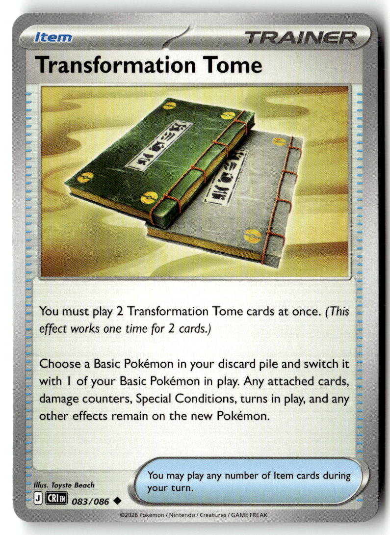 Front of Transformation Tome 083/086 from Chaos Rising