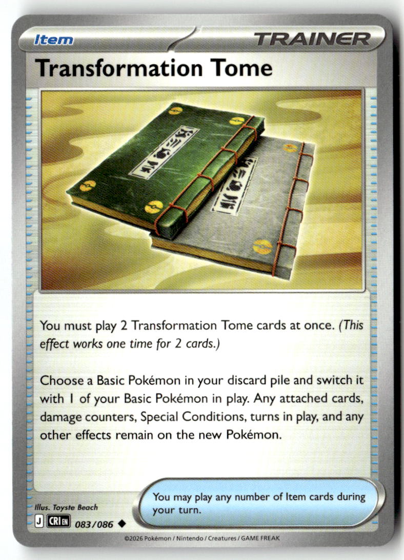 Front of Transformation Tome 083/086 from Chaos Rising