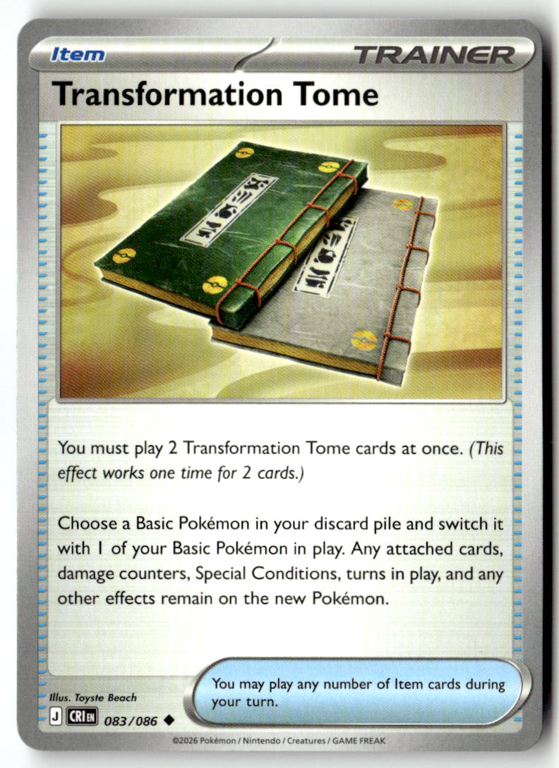 Front of Transformation Tome 083/086 from Chaos Rising
