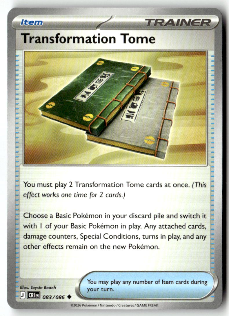 Front of Transformation Tome 083/086 from Chaos Rising
