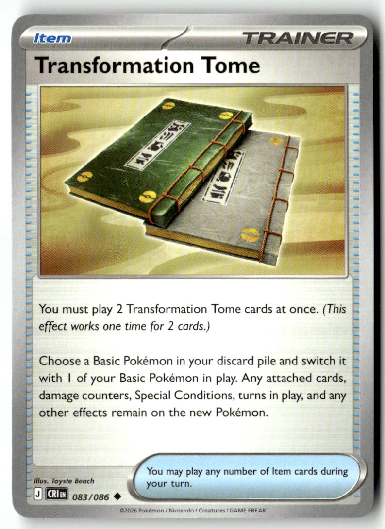Front of Transformation Tome 083/086 from Chaos Rising