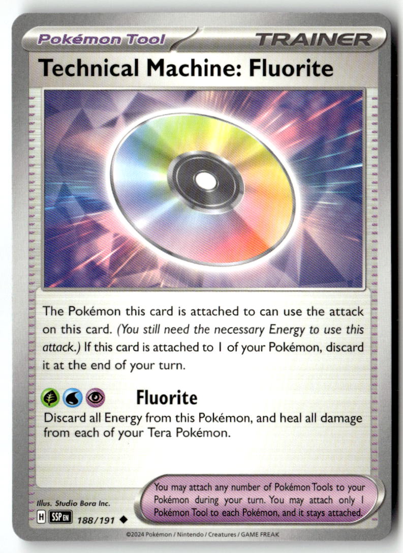 Front of Technical Machine: Fluorite 188/191 from Surging Sparks