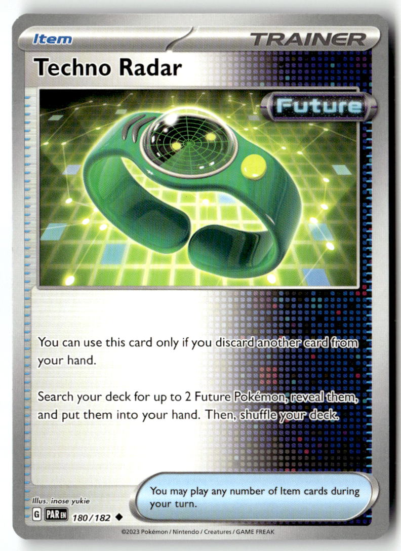 Front of Techno Radar 180/182 from Paradox Rift