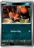 Front of Nickit 089/132 from Mega Evolution