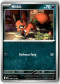 Front of Nickit 089/132 from Mega Evolution