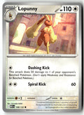 Front of Lopunny 108/132 from Mega Evolution