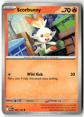 Front of Scorbunny 026/132 from Mega Evolution