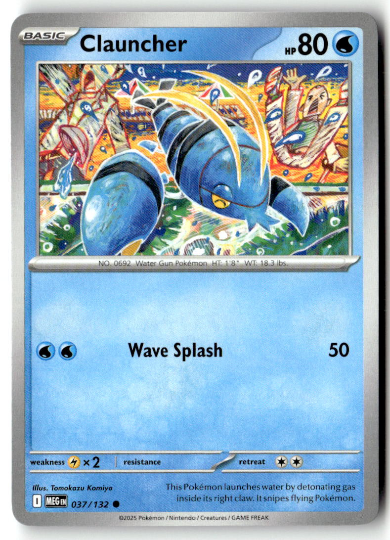 Front of Clauncher 037/132 from Mega Evolution