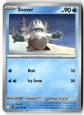 Front of Snover 035/132 from Mega Evolution
