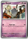 Front of Spoink 062/132 from Mega Evolution