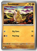 Front of Sandshrew 068/132 from Mega Evolution