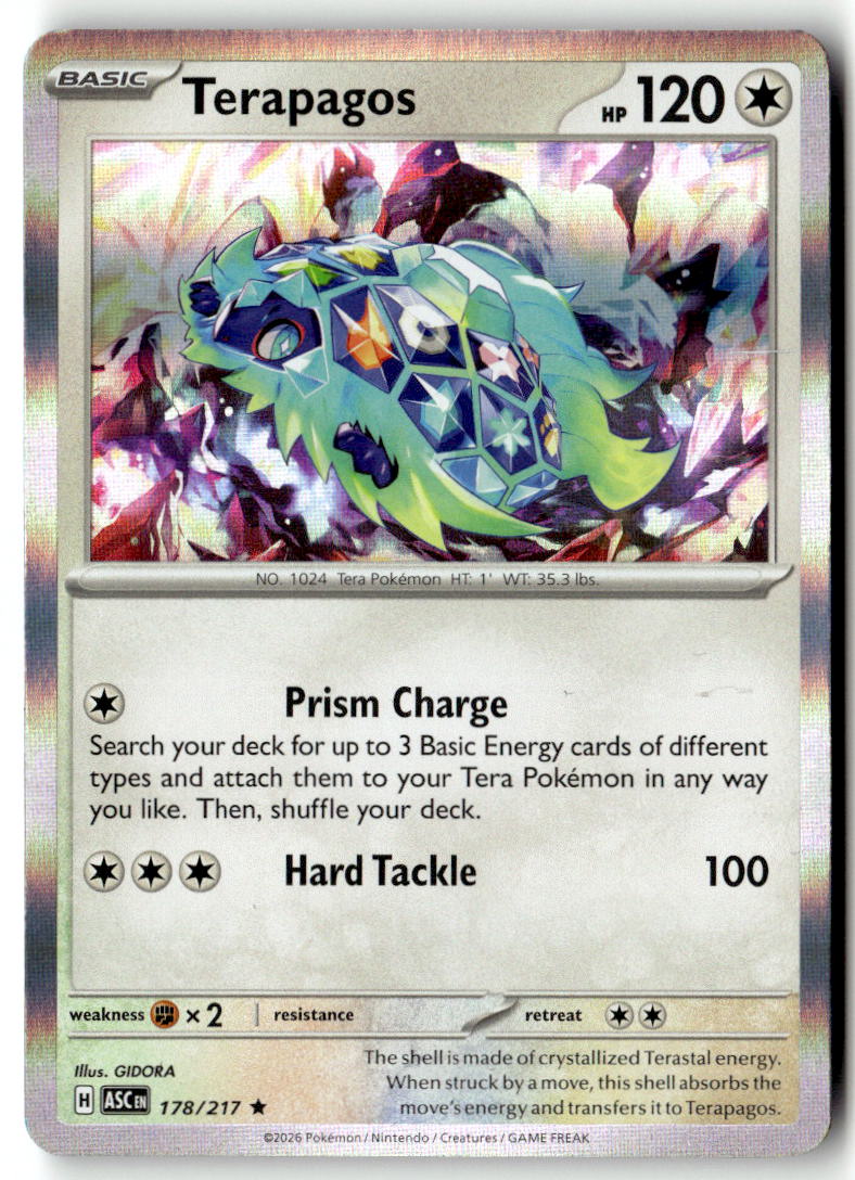 Front of Terapagos 178/217 from Ascended Heroes