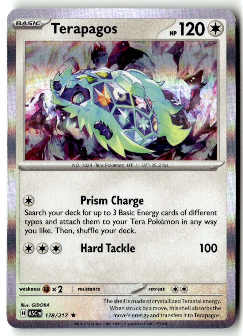 Front of Terapagos 178/217 from Ascended Heroes