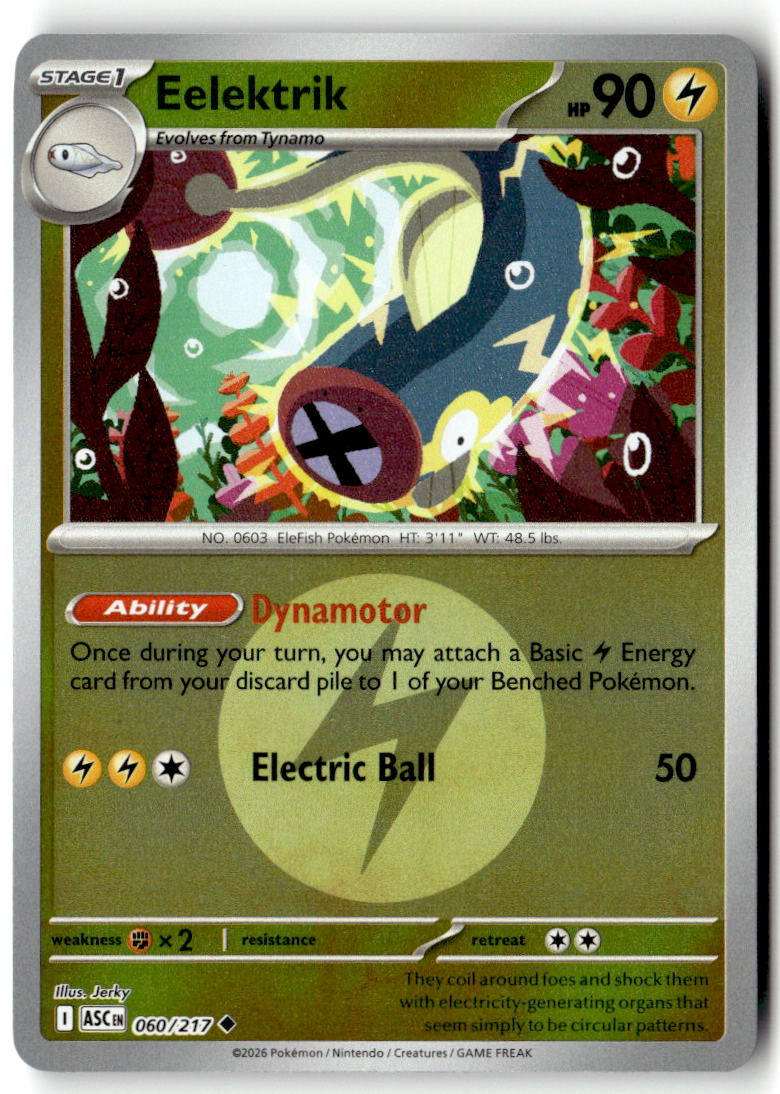 Front of Eelektrik (Energy Symbol Pattern) 060/217 from Ascended Heroes