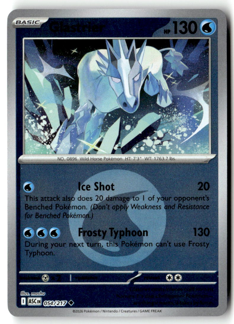 Front of Glastrier (Energy Symbol Pattern) 054/217 from Ascended Heroes