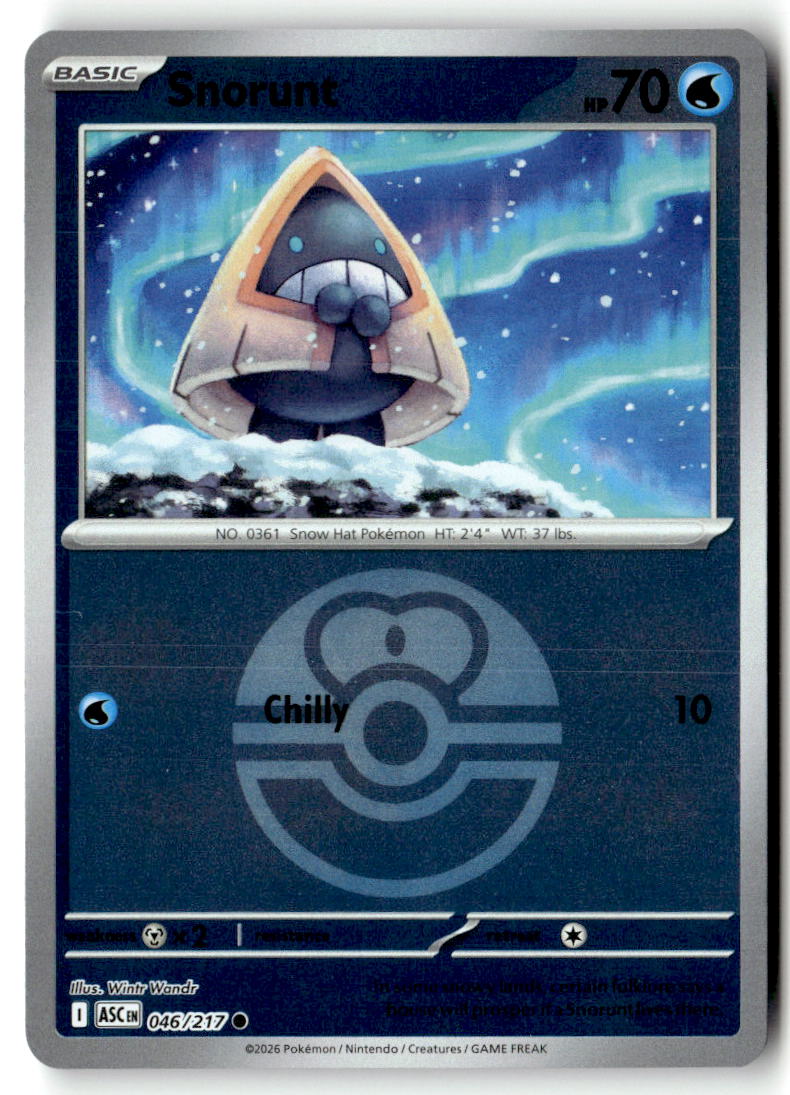 Front of Snorunt - 046/217 (Love Ball) 046/217 from Ascended Heroes