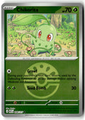 Front of Chikorita (Friend Ball) 008/217 from Ascended Heroes